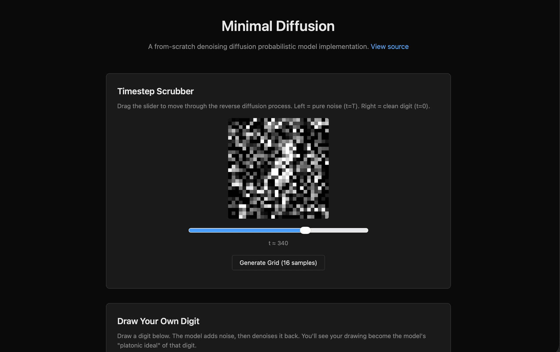Minimal Diffusion